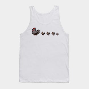 Stardew Valley Void Chicken Family Chicks Tank Top